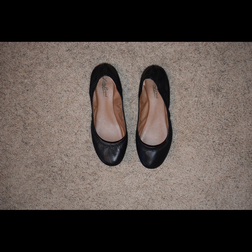 Lucky Brand Black Ballet Flats